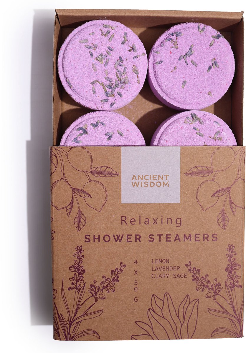 Ancient wisdom - zen - douche stomers - douche steamer - ontspanning - 4 stuks
