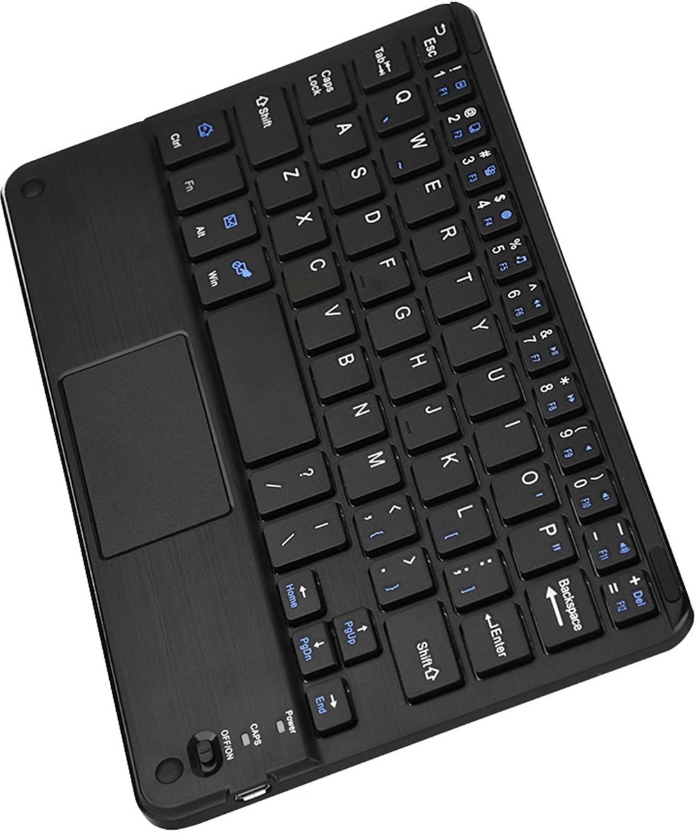 Mini Keyboard with Touchpad Wireless Keyboard Bluetooth Keyboard, Wireless Keyboard for Touchpad, Wireless Keyboard Touchpad Combo Set for PC Tablet Keyboards, Mice &