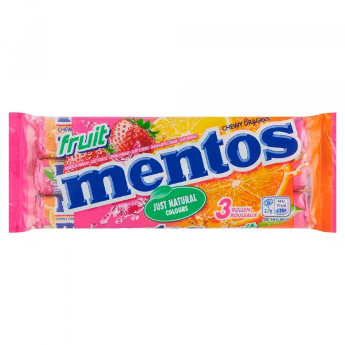 Mentos Fruit 3-pack (25 stuks)