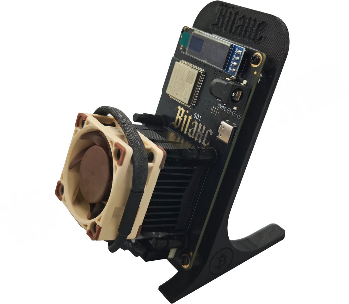 Bitaxe 601 Gamma 100% Noiseless - Stille Variant - Inclusief Stand & EU Stekker - 1.2 TH/s - Bitcoin Mini Miner Kit - Versie 2025 - Zwart — cadeau in Cadeau-ideeën - foto 5