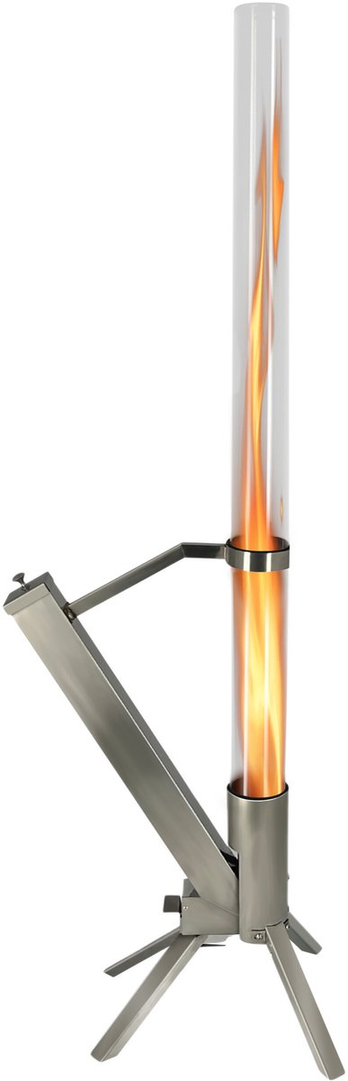 Bol.com Green Flame BPH-R80-A Outdoor Pellet Lounge Heater - 44,5x36x129,5 cm - Terrasverwarmer / Tuinhaard / Patio Heater aanbieding