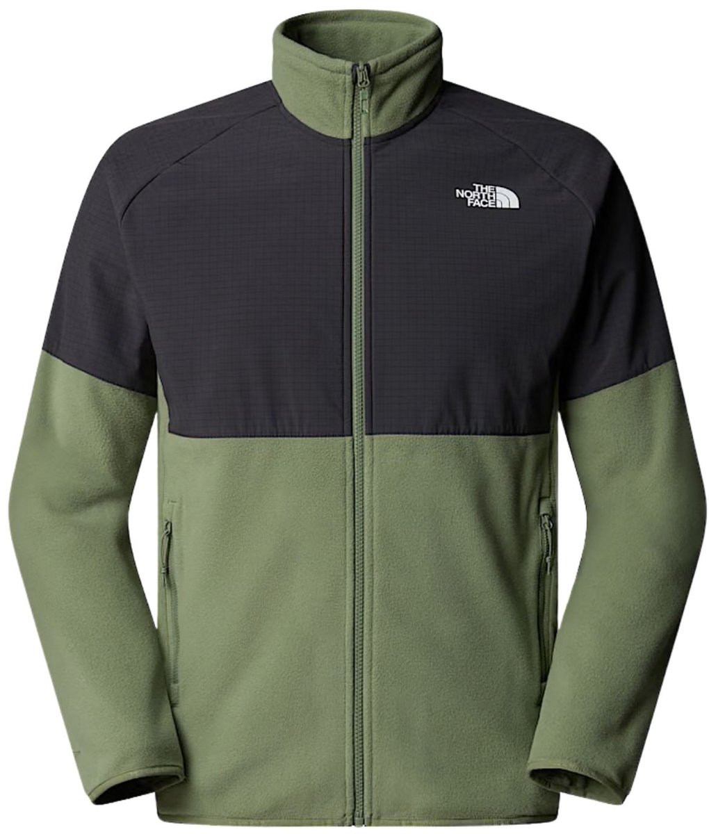 The North Face Glacier Heavyweight Full Zip Fleece Vest Heren dessin S Groen