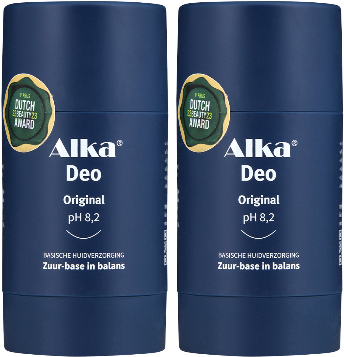 Alka® Deo 2x 75ml - Basische Deo pH 8,2 - Vegan & Natuurlijke en Gezonde Deodorant - 0% Aluminium - Deodorant Stick - Unisex