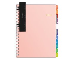 Huurdies agenda 2026 - Hardcover - Roze – Goudfolie & Krasvast – A5