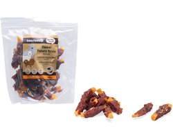 Beeztees Tasty Treats Zoete Aardappel Bites met Eend - Hondensnacks - Hondenkoekjes - Hondensnoepjes - 400 gram
