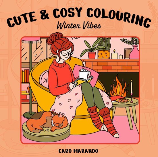 Cute & Cosy Colouring. Winter vibes - cover