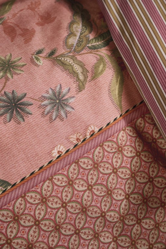 Pip Studio Coco Flower dekbedovertrek - Lits-Jumeaux - 240 x 200/220 cm - Koraal van Pip Studio — afbeelding 3