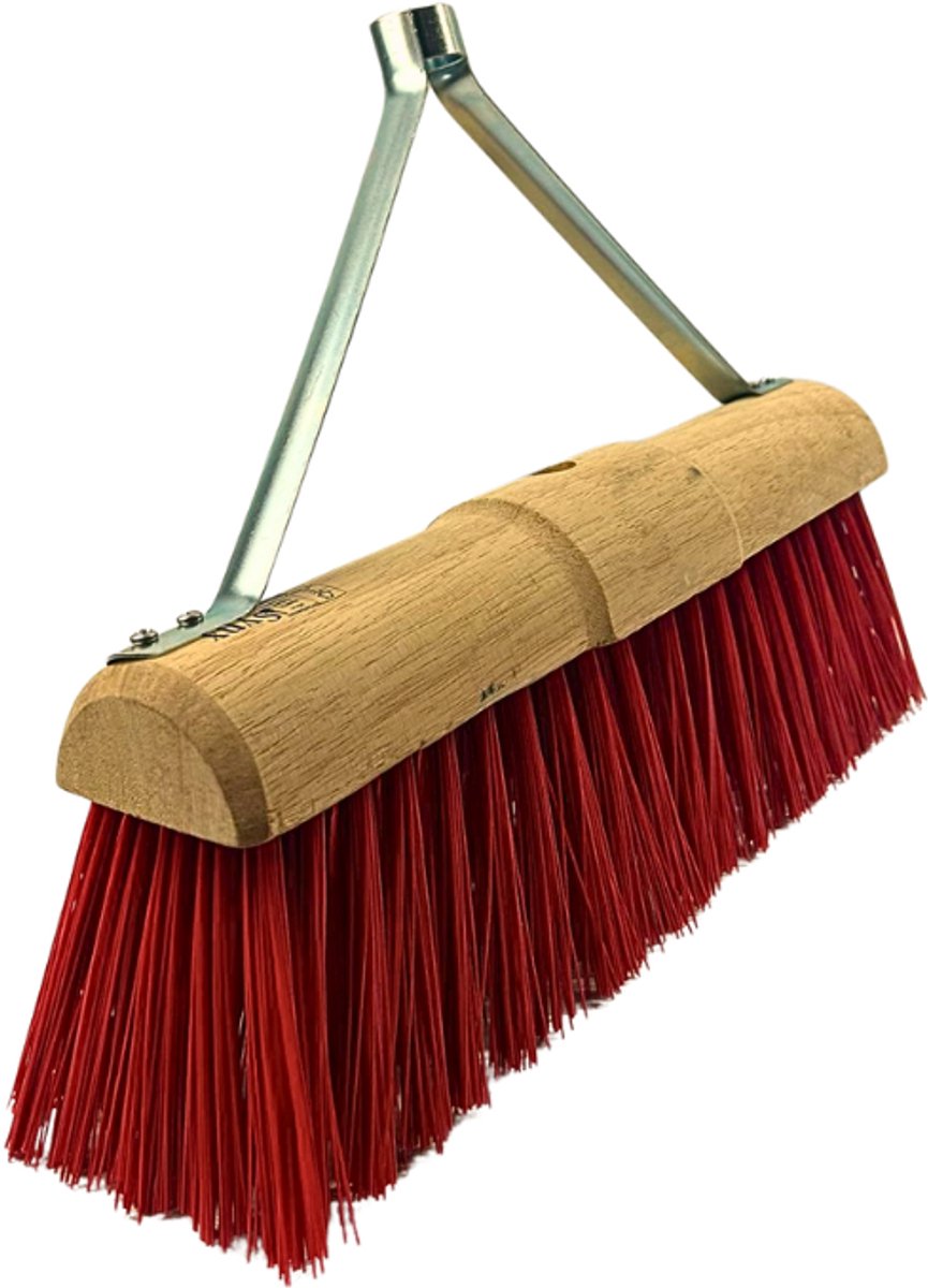 Synx Tools Wegenbouwbezem Nylon 45cm - Met steelhouder- zonder steel