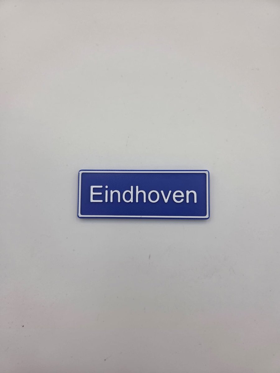 Koelkast Magneet plaatsnaam 8 X 3 CM Eindhoven