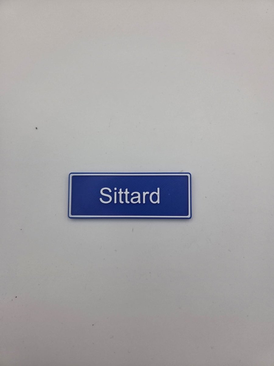 Koelkast Magneet plaatsnaam 8 X 3 CM Sittard