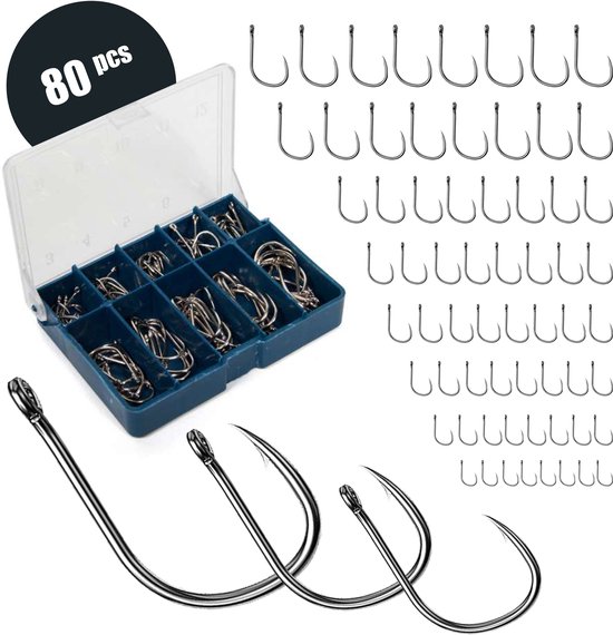 Hameçons de pêche Eurocatch Fishing | Taille assortie | 90 pièces