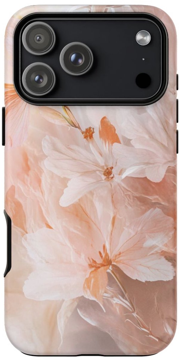 Fijne Pastelkleurige Bloemen – Telefoonhoesje Geschikt voor iPhone 17 Pro Max
