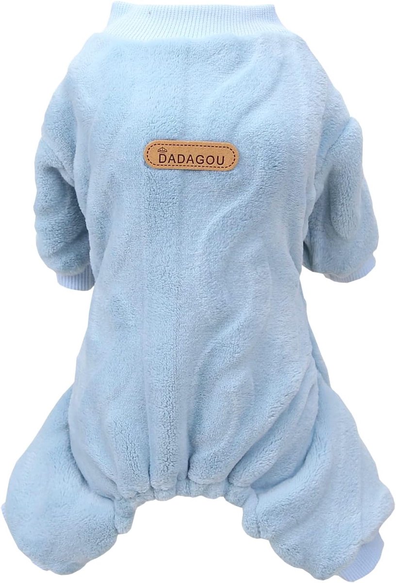 Hond Trui Fleece Jumpsuit voor Kleine Hond - Warm en Stijlvol