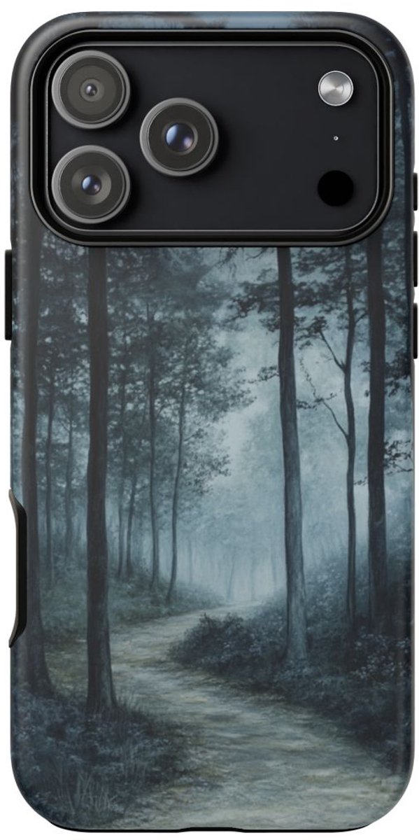 Mistig Bospaadje – Telefoonhoesje Geschikt voor iPhone 17 Pro Max