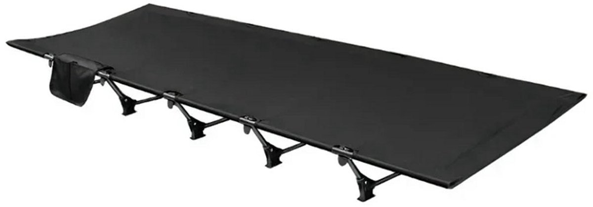 Betaalbare Goederen® campingbed - zwart - veldbed - stretchers - strecher bedden - camping - vakantie - strecher ligbed inklapbaar
