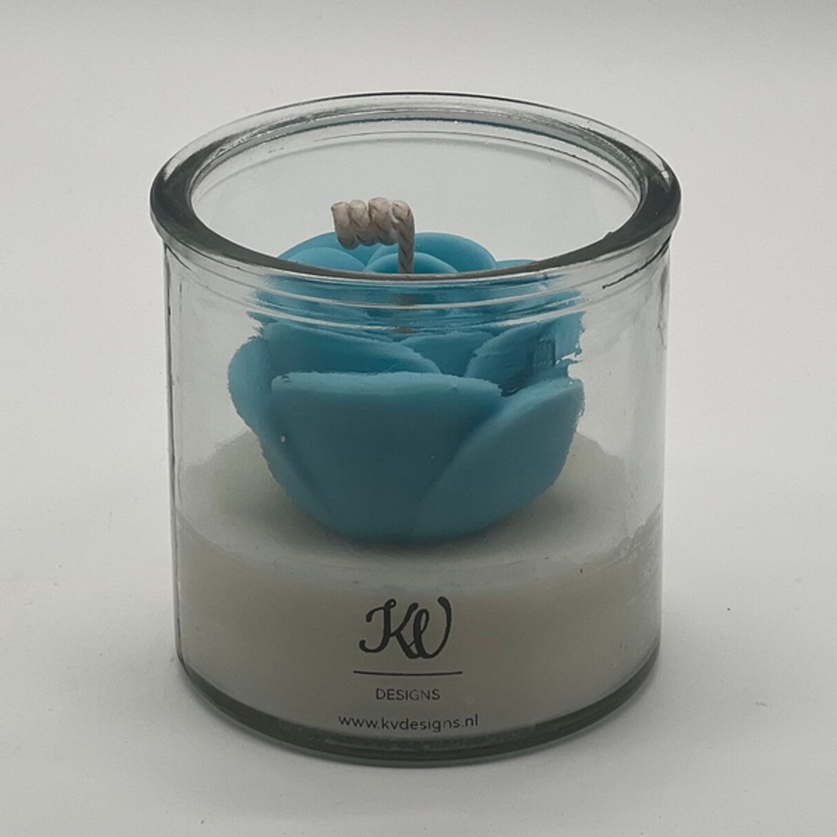 Kaars in glazen pot - 671
