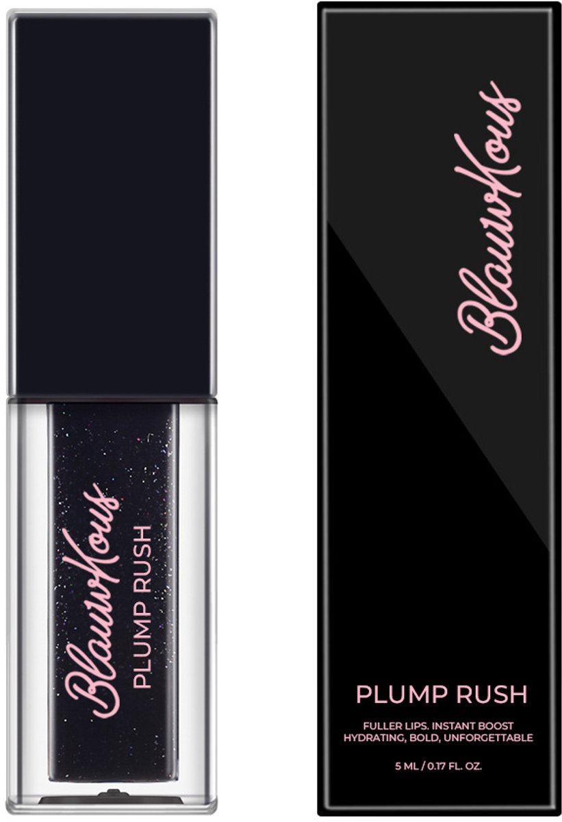 Blauwkous PLUMP RUSH black - lipgloss with plump
