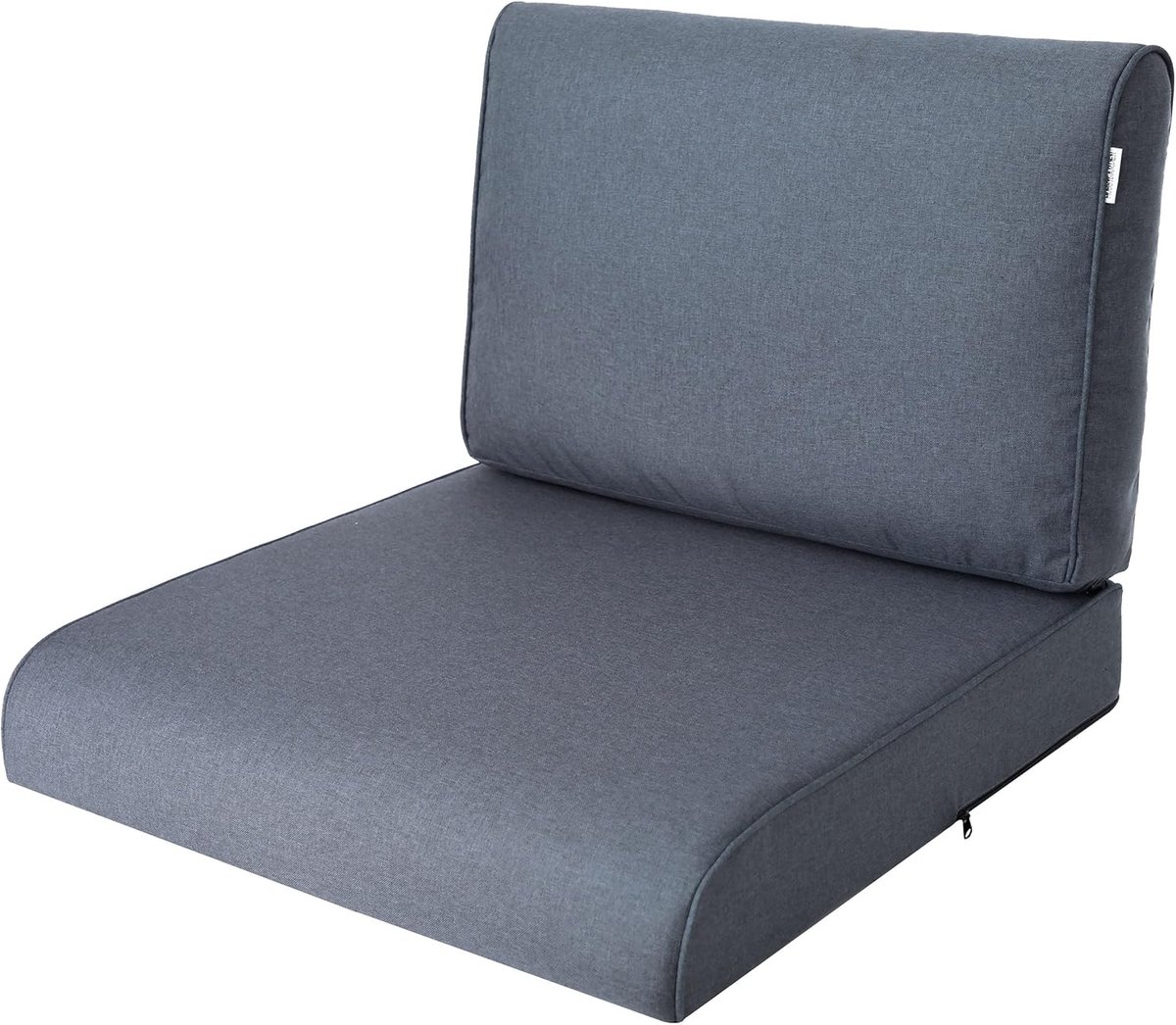 Comfortabel buiten kussen voor rotan stoel - Marineblauw 70 x 70 cm
