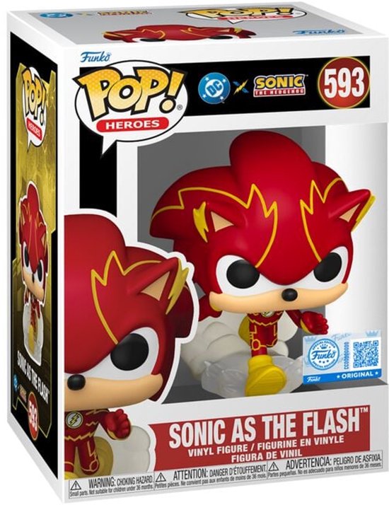 Sonic The Hedgehog Sonic x Justice League - Shadow/Batman vinylfiguur Unisex Funko Pop! - Neutraal - Standard