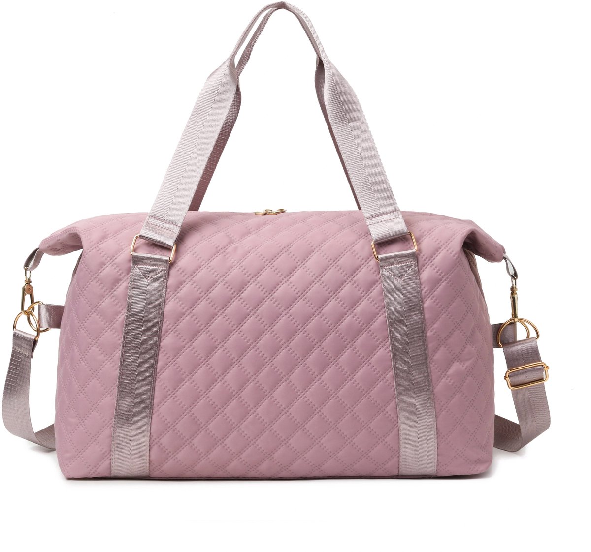Weekendtas Dames Oud Roze - Sporttas met Schoenenvak & Nat Vak - Handbagage 40x30x20 - Fitness & Reistas - Sjtoer®