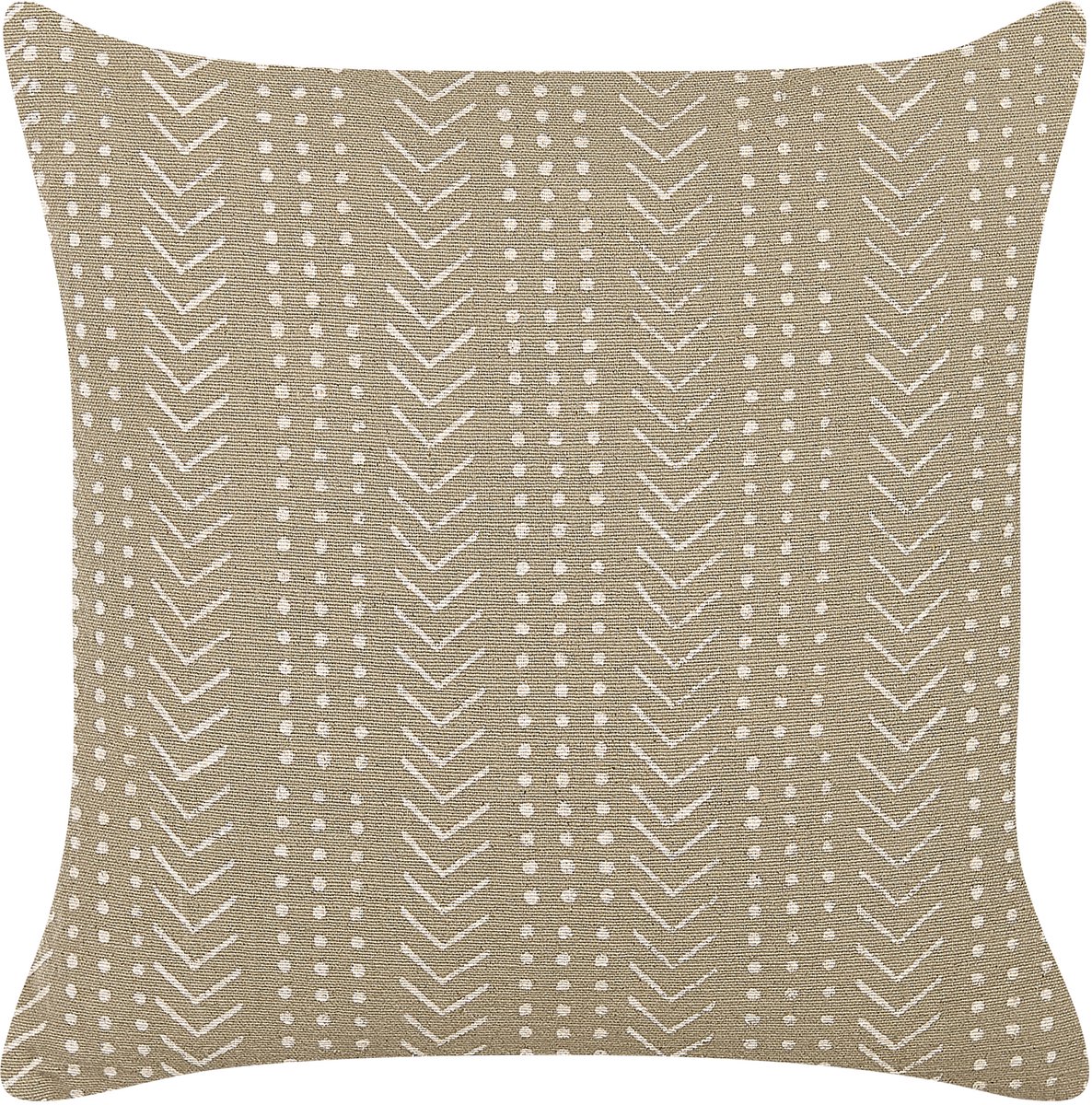 Beliani SENECIO - Sierkussen - Gebroken wit - 45 x 45 cm - Katoen Beige