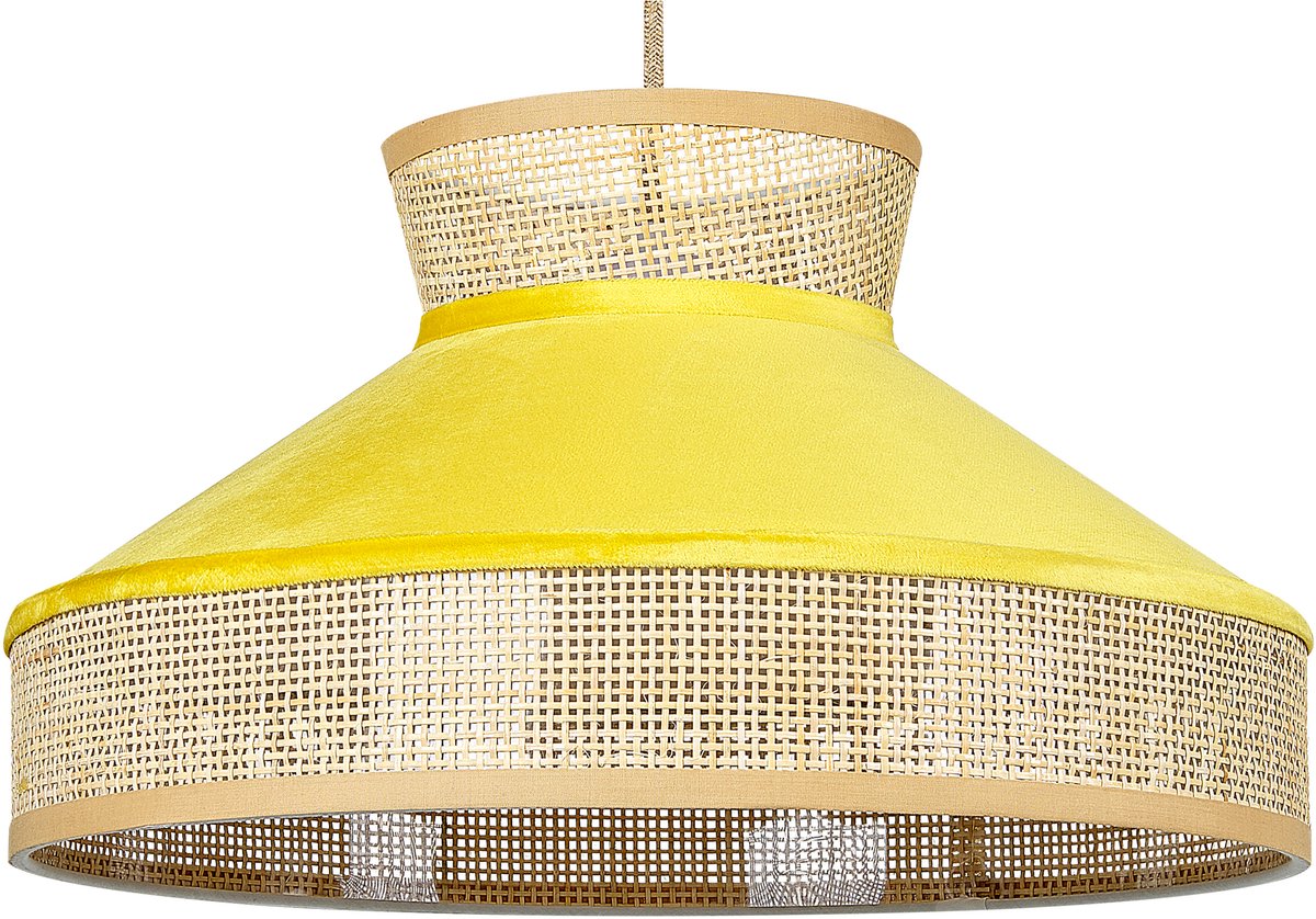 BATALI - Hanglamp - Mosterdgeel - Rotan