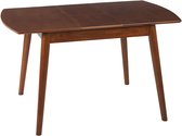 TOMS - Uitschuifbare eettafel - Donkerhout - 100/130 x 80 cm - MDF