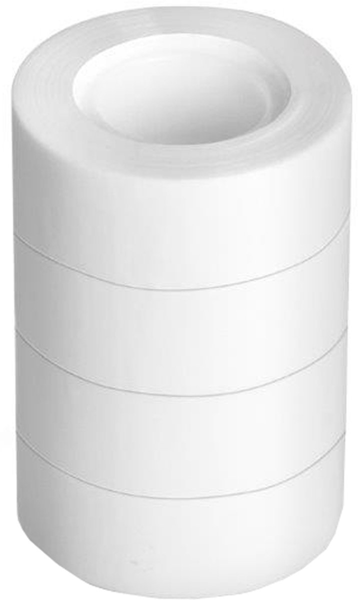Wonday plakband transparant 19 mm x 33 m, 4 stuks