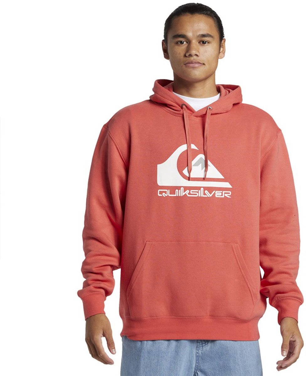 Quiksilver Big Logo Hoodie S Man Koraal