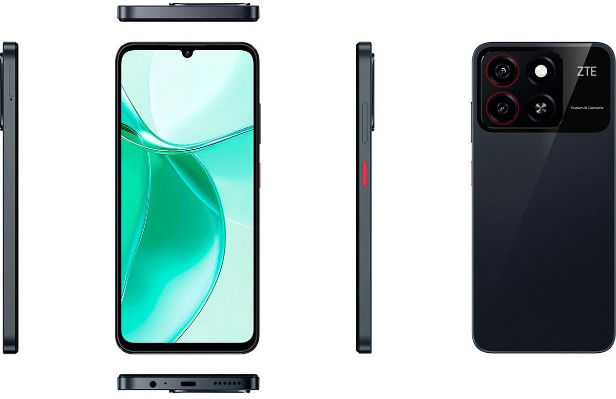 ZTE Blade A35 - 64GB opslag - 5000 mAh batterij - Zwart | bol