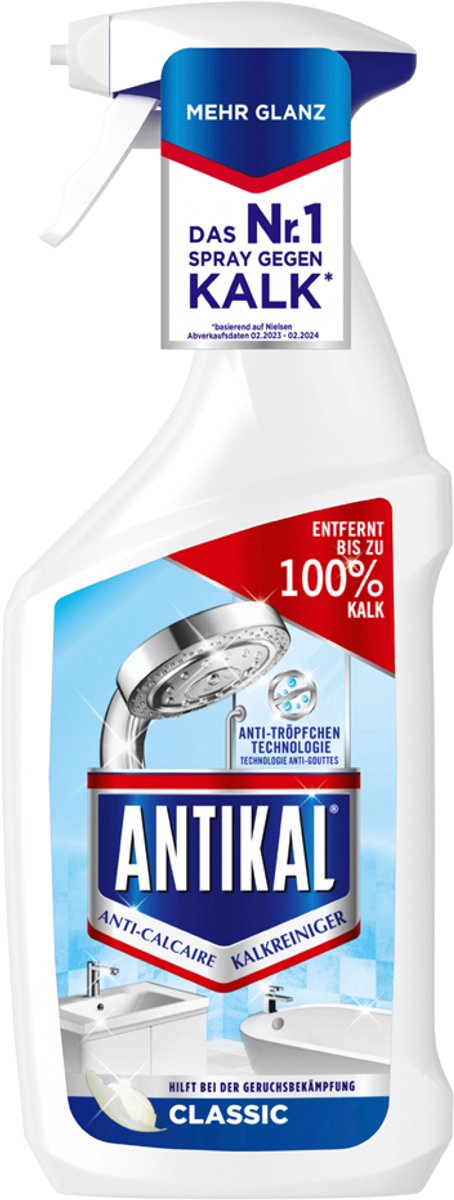 Antikal Classic Kalkreiniger Spray – 800 ml