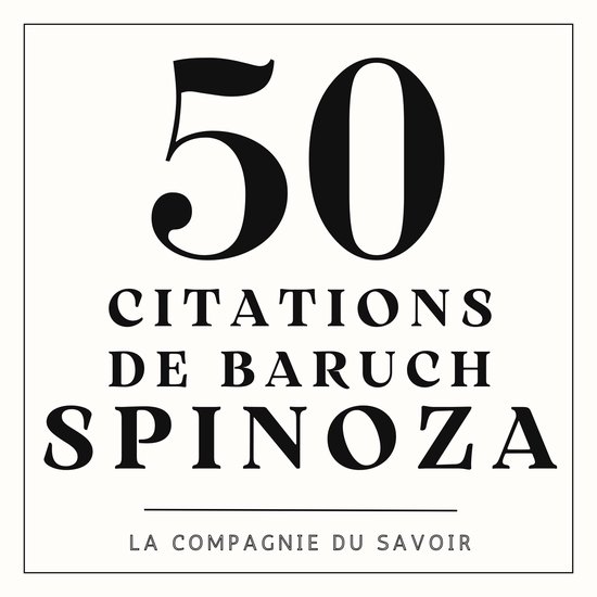 50 citations de Spinoza - cover