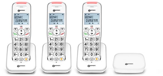 Geemarc Liberty 200 Trio DECT telefoon foto 4