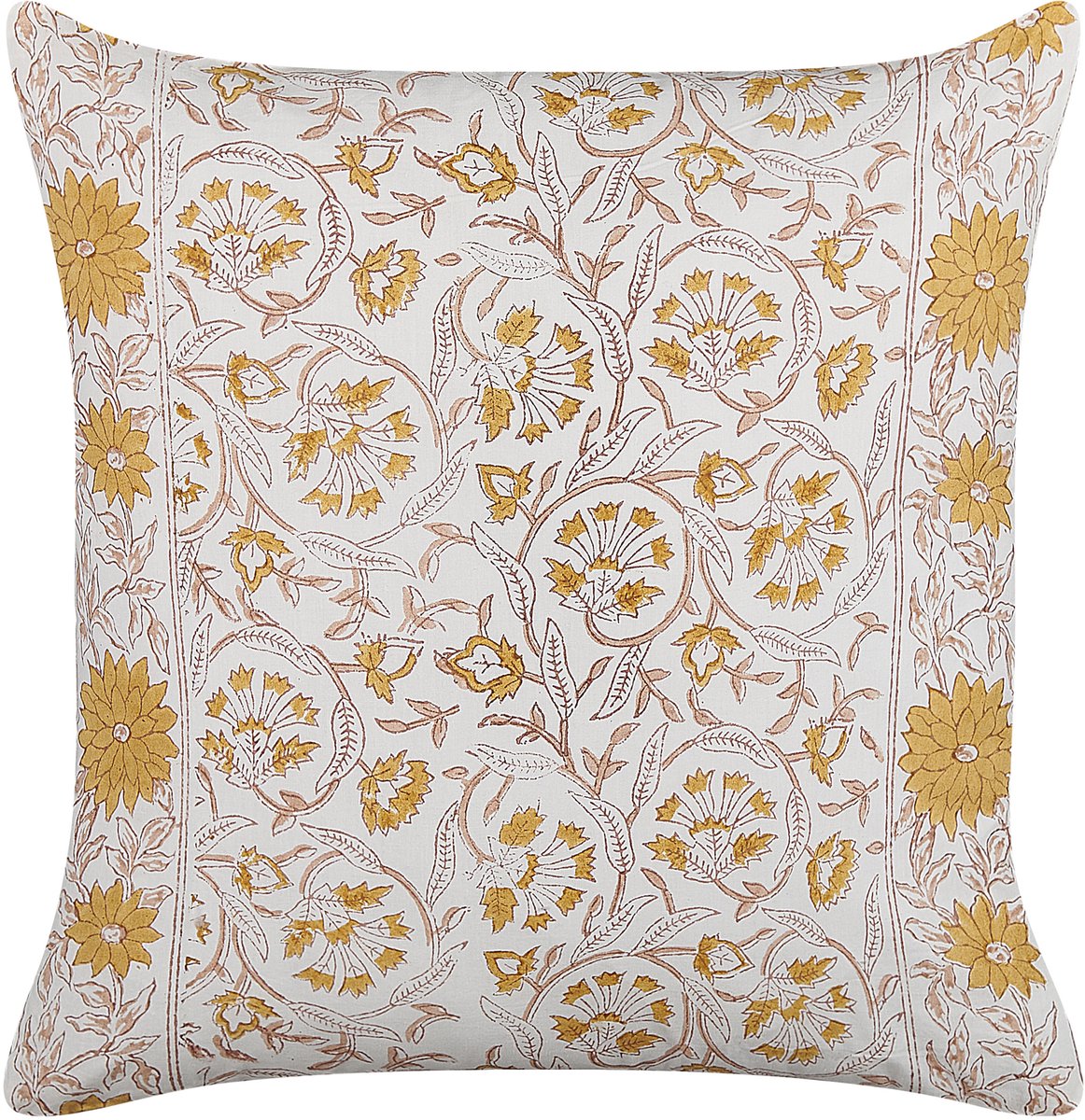 Beliani AMARA - Sierkussen - Wit - 45 x 45 cm - Katoen