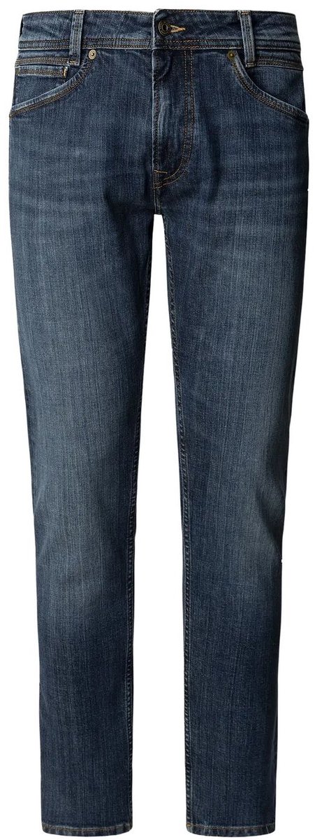 Pepe Jeans Heren Jeans Broeken tapered Fit Blauw 38W / 32L Volwassenen