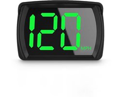 Digitale GPS-snelheidsmeter (MPH) - snelheidsmeter auto - auto - auto accessoires - Grote LED-lettertypen - Automatische lichtdetectie - Head-updisplay - Realtime snelheidsmeter voor auto's - USB Plug and Play - Voor vrachtwagens, SUV's en motoren