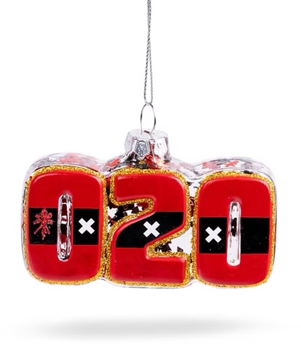 De ballen uit kerstbal 020 Amsterdam kerstornament