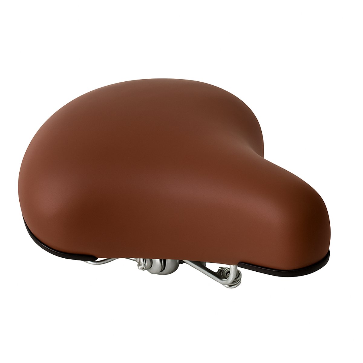 Comfortabel Kinderfietszadel – Ergonomisch & Waterafstotend Zadel voor Jongens en Meisjes – Universeel Bruin Fietszadel 16”–28”