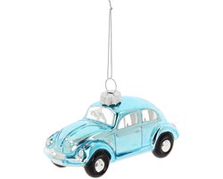 Collection BRISA VW - Décoration de Noël Volkswagen Beetle en verre dans un coffret cadeau (échelle 1:40)