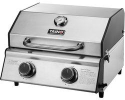 TAINO PLATINUM COMPACT 2.0S - tafelgrill compacte grill roestvrij staal