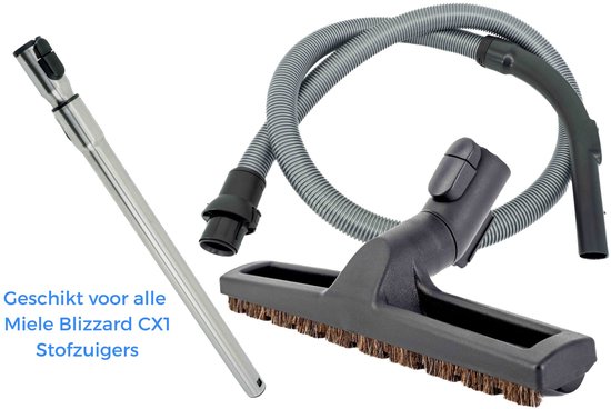 Kleanburg® Onderdelen Set voor Miele Blizzard CX1 Stofzuigers – Slang, Telescoopbuis & Parketborstel