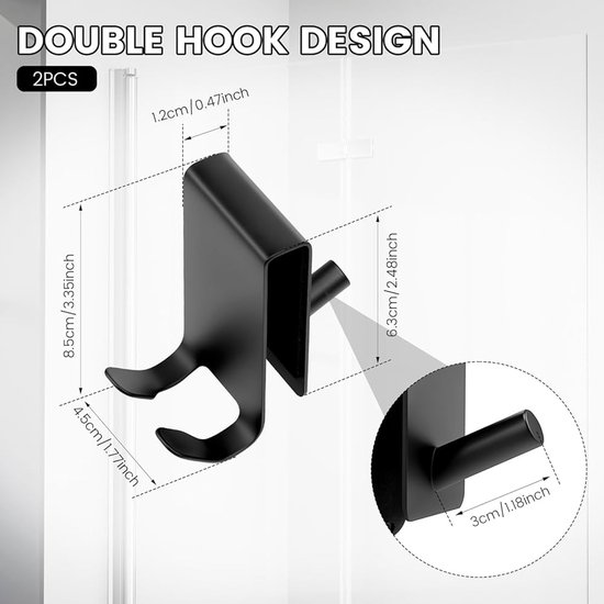 tesa® Plafondhaken voor behang en gipskarton, zelfklevende haken, ideaal voor montage van decoratieve elementen, elke haak houdt tot 0,5 kg, zonder sporen te verwijderen