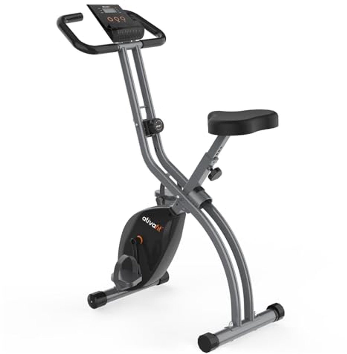 Opvouwbare Fitnessfiets voor Thuis met Magnetische Weerstand en LCD-monitor