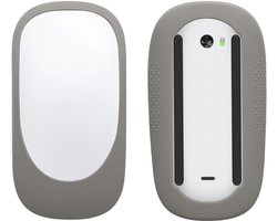 kwmobile Siliconen Beschermhoes voor Apple Magic Mouse 1 / 2 Hoes – Antislip PC Muis Cover van zacht siliconen – grijs