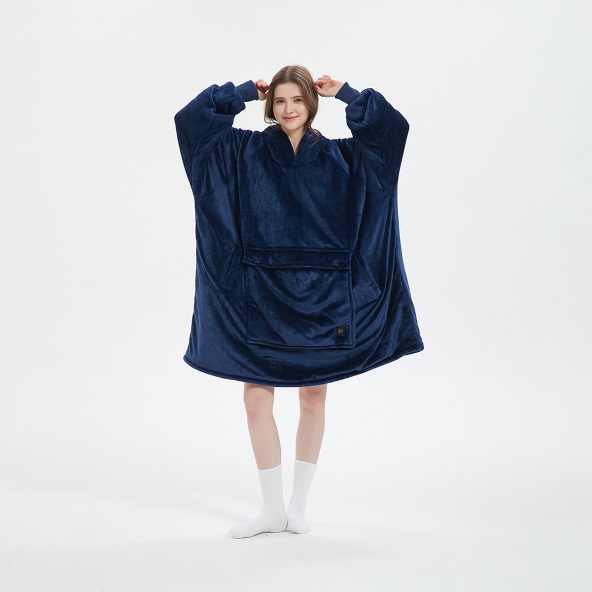 Draagbare deken Hoodie,Lavendel, Oversized Hooded