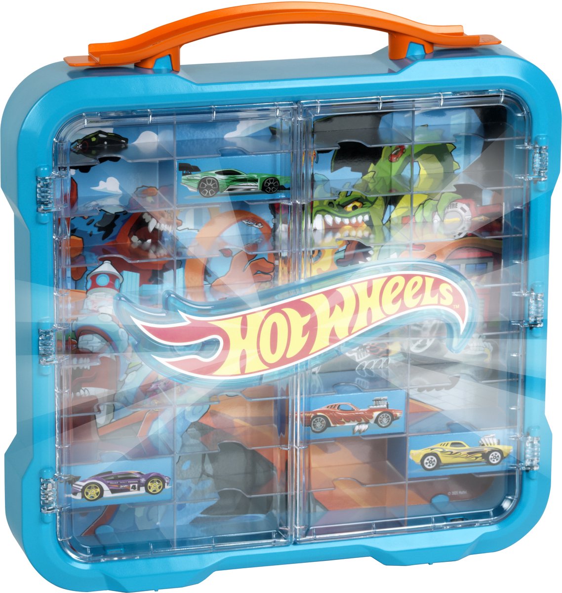 Klein Toys Hot Wheels - opbergkoffer voor 36 speelgoedauto´s - 1:64 - verlicht — afbeelding 3