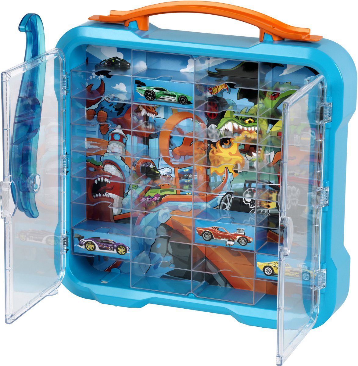 Klein Toys Hot Wheels - opbergkoffer voor 36 speelgoedauto´s - 1:64 - verlicht — afbeelding 4