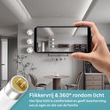 Flikkervrije 360° lamp, comfortabel licht dat de ogen beschermt.