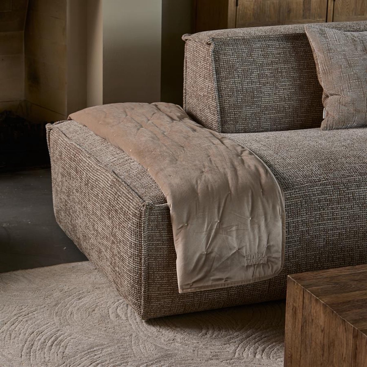 Rivièra Maison - Plaid Marthon Velvet Throw 180x130