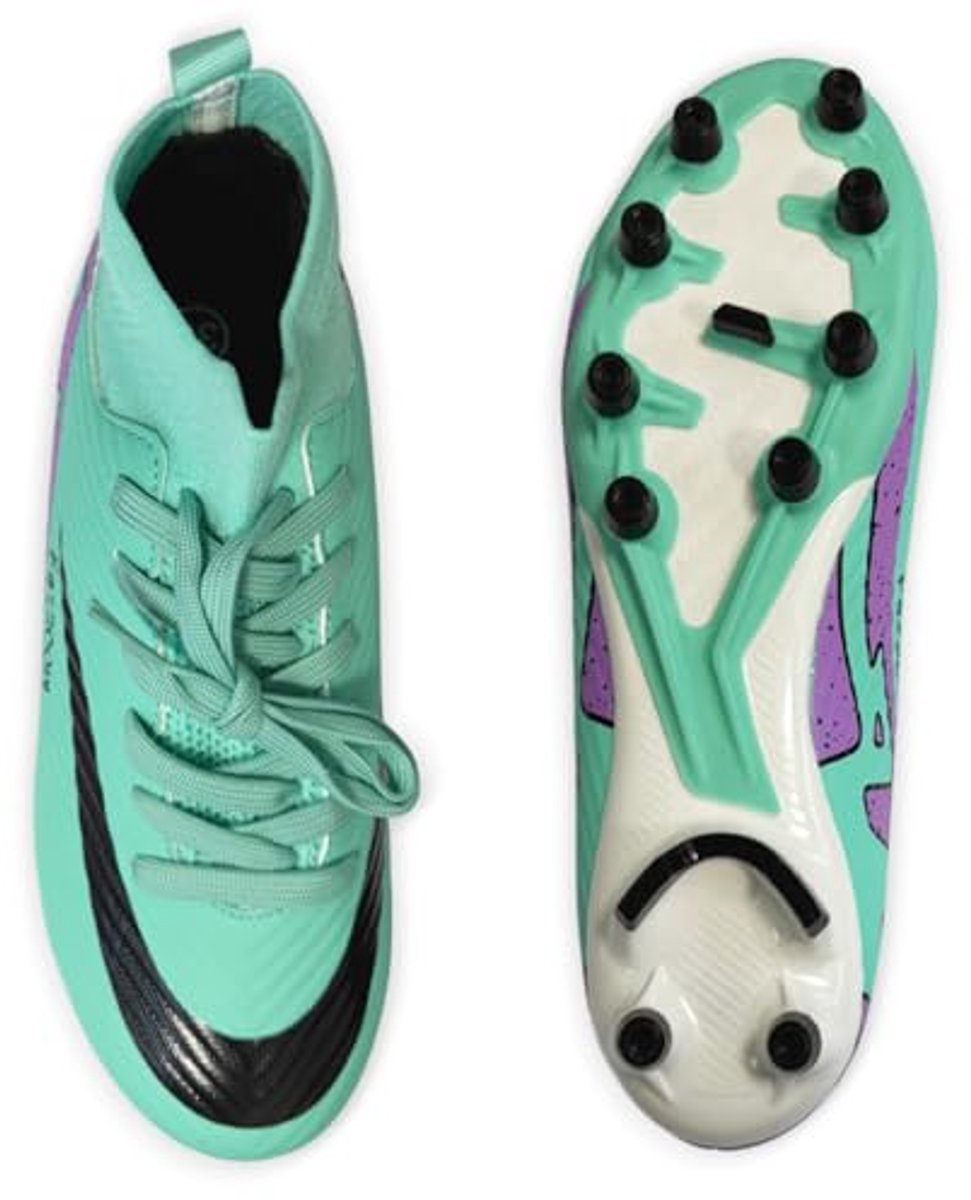 Voetbalschoenen voor heren - Enkellaarzen van leer voor training en wedstrijden
